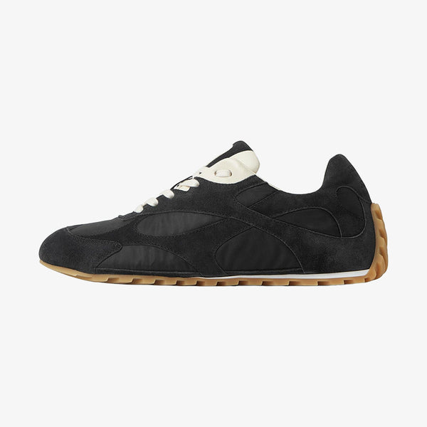 Black Low-Top Lace-Up Sneaker Unisex