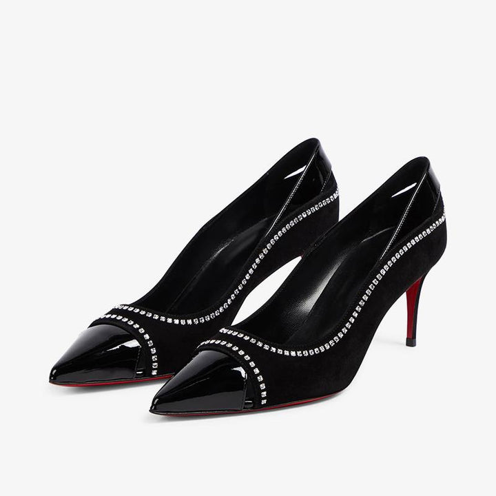 Eye-catching Black Leather Pump - ARNO CONTI