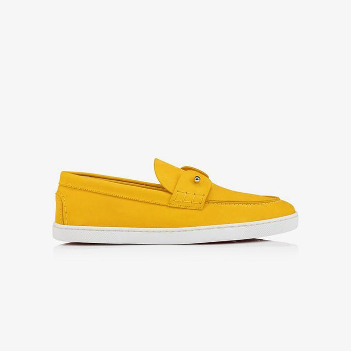 Yellow Suede Loafers - ARNO CONTI
