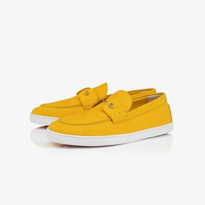 Yellow Suede Loafers - ARNO CONTI