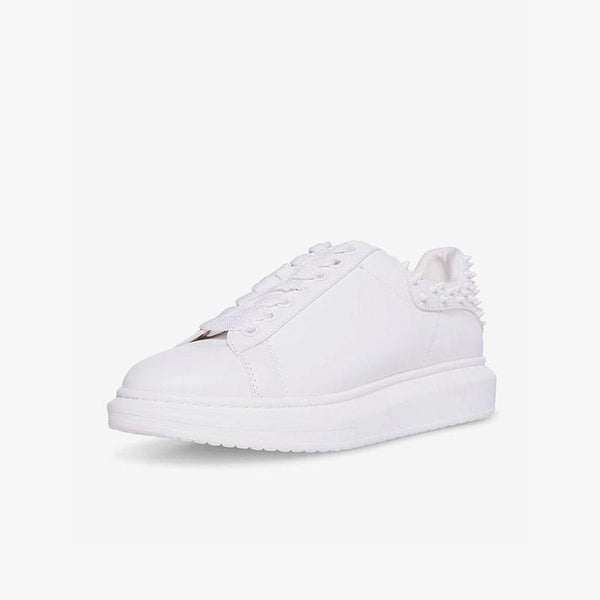Round Toe Lace Up Spike Sneakers - ARNO CONTI