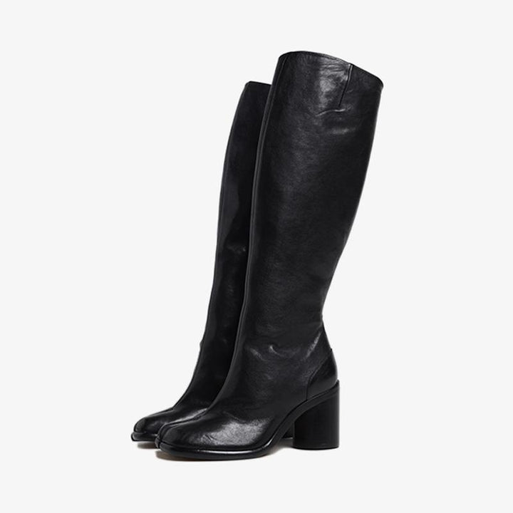 Vintage Soft Leather Knee-High Boots - Arno Conti Shoe