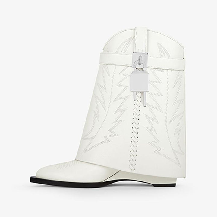 White Ankle Boots 100 mm - Arno Conti Shoe