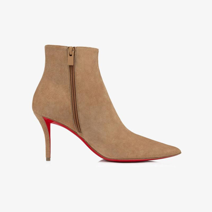 Beige Suede Ankle Boot - ARNO CONTI