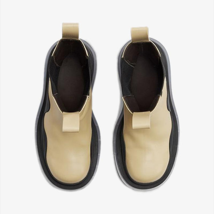 Beige/Black Chelsea Boots - Arno Conti Shoe