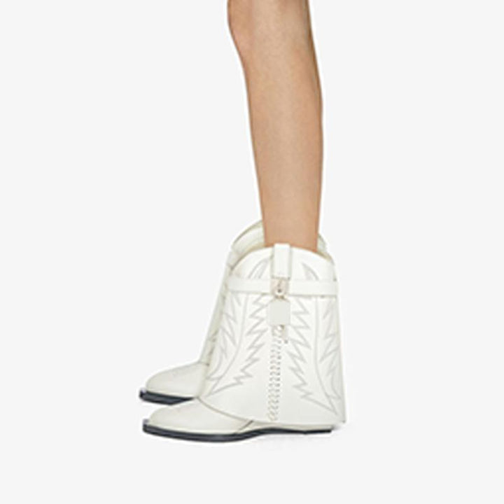 White Ankle Boots 100 mm - Arno Conti Shoe