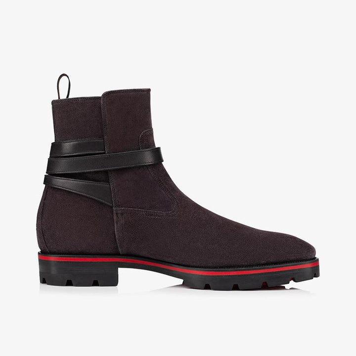 Western-Inspired Urban Dark Red Boot - ARNO CONTI