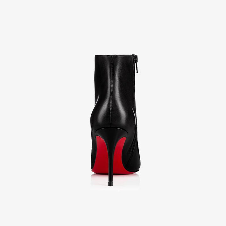 Black Calfskin Ankle Boots - ARNO CONTI