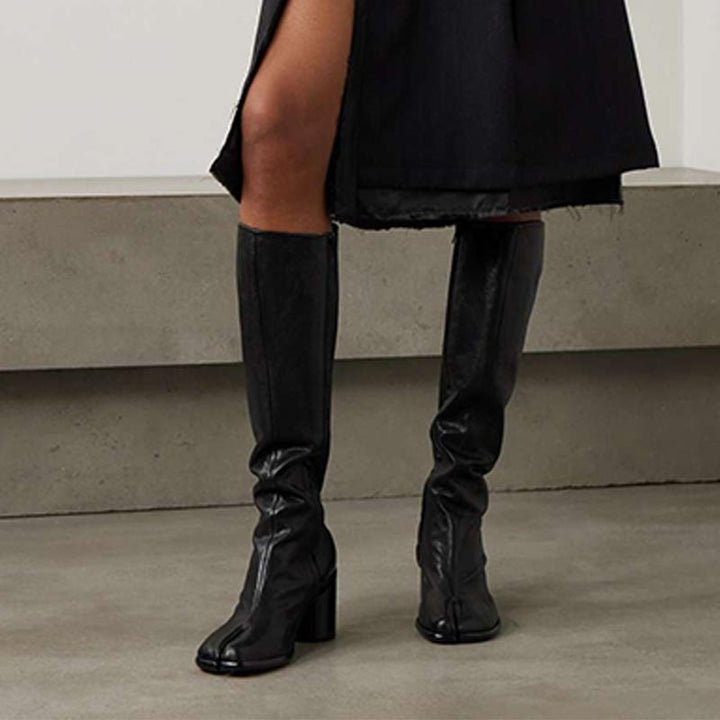 Vintage Soft Leather Knee-High Boots - Arno Conti Shoe