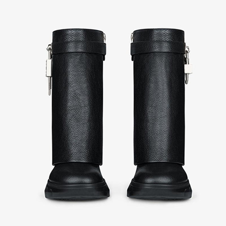 Black Calfskin Ankle Boots 80mm - Arno Conti Shoe