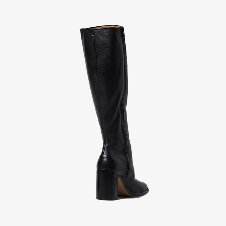 Vintage Soft Leather Knee-High Boots - Arno Conti Shoe
